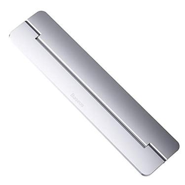 Imagem de Suporte portátil para laptop BASEUS dobrável de alumínio para mesa, notebook, base para laptop para MacBook Lenovo 11,6-17 polegadas suporte para notebook (Prata)