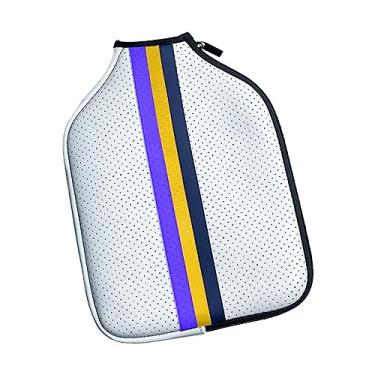 Imagem de Generic Capa de pá de pickleball de neoprene, acessórios de manga de raquete para presente à prova de poeira Pickleball Head Cover Holder para exercícios,