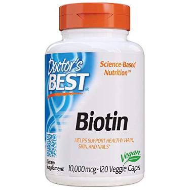 Imagem de Doctor's Best - Biotina 10000 mcg. - 120 Cápsulas vegetarianas