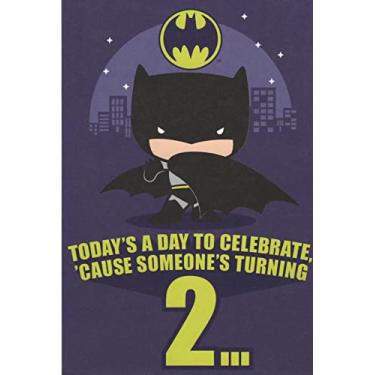 Imagem de Cartão Batman Happy 2nd Second Birthday (Idade 2) - Today's a Day to Celebrate 'Cause Someone's Turning 2... A Special Super Hero Who Just Happens to Be You! Happy 2nd Birthday - Color Me