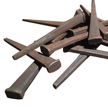 Imagem de Pregos de piso antigos de 3,8 cm - Unhas de realce de restauração rústica vintage para pisos de madeira, móveis, cabines, venezianas e muito mais - Pregos decorativos de clavos - Prego de piso