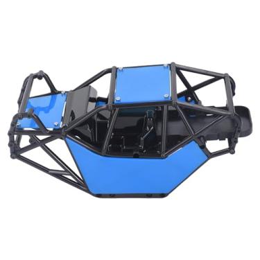Imagem de Corpo da Esteira Rolante de Controle Remoto, Gaiola de Plástico RC, Acessórios de Modelo de Carro para Axial SCX10 (Azul)