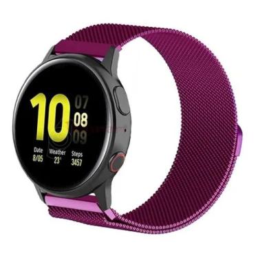 Imagem de Pulseira Milanese Para Galaxy Active r500 e Active 2 40mm/44mm - Roxo 