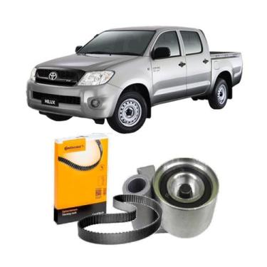 Imagem de Kit Correia Dentada Hilux 2.5 16v D-4d Diesel 2006 A 2015 - Contitech 