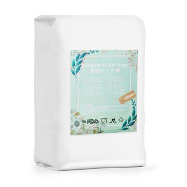Imagem de Olayks Saco selador a vácuo sem BPA, pacote com 15 x 25 cm, 100 para selador a vácuo pré-cortado para sacos de alimentos, sacos de armazenamento a vácuo de grau comercial para freezer sous vide