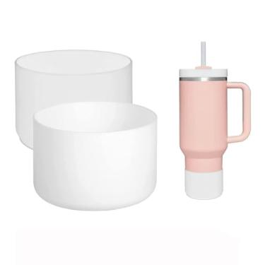 Imagem de Botas protetoras de silicone para Stanley Tumbler For Quencher Adventure 1,134 g para IceFlow 567 g 850,5 g, bota inferior de garrafa de água de silicone antiderrapante para Stanley Tumbler, pacote
