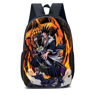 Imagem de Mochila Escolar Infanto Juvenil Anime Bleach Manga Zaraki 0710-Unissex