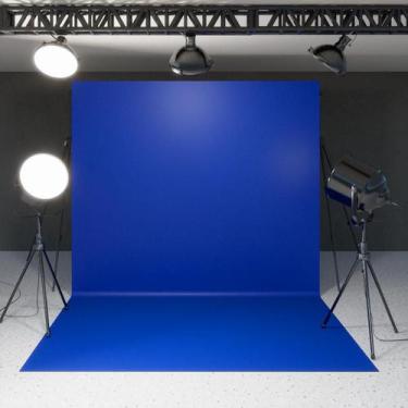 Imagem de Fundo Fotográfico Infinito Chroma Key Tecido 1,80x3,0m - Fadrix, Azul