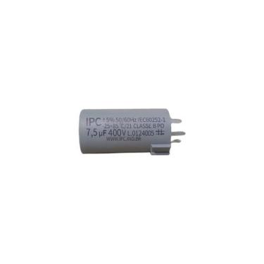 Imagem de Capacitor Para Ventilador 3 Pinos 7,5uf 400vac 50/60hz Ipc, 7,5uf 400v