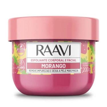 Imagem de Esfoliante Corporal e Facial Morango 200g - Raavi - Raavi Dermocosméti