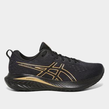 Imagem de Tênis Masculino Asics Gel-Excite 10, Preto, Dourado, 42