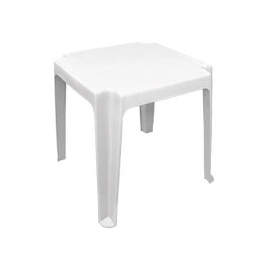 Imagem de Mesa Lateral para Área Externa Lesis Branca