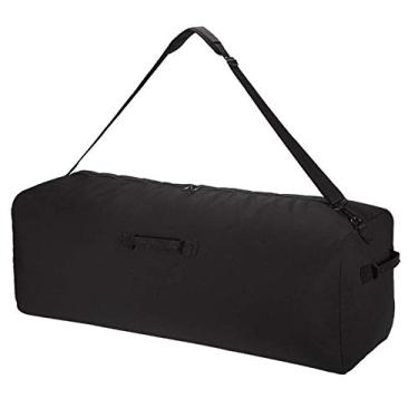 Imagem de YoKelly Bolsa de lona extragrande, preta, 91 cm x 33 cm x 33 cm, bolsa esportiva extra grande