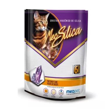 Imagem de Sílica Gel Areia Sanitária Para Gatos Pet Mec Silica 1,2kg - MecPet