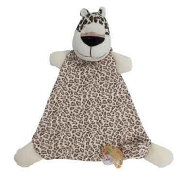 Imagem de Naninha Bebê Cheirinho Porta Chupeta com guizo e prendedor de chupeta 