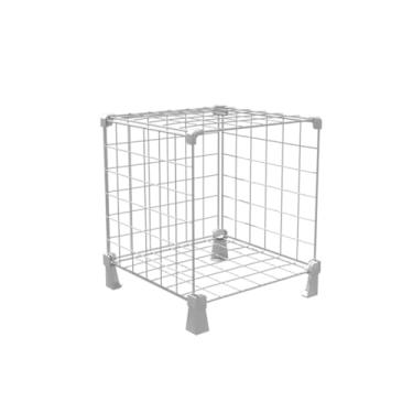 Imagem de Estante para Livros e Discos de Vinil LPs Organizadora Multiuso com Nichos de 40x40cm Prateleira Aramada de Aço (Branco, 1 Nicho (45x40x40cm))