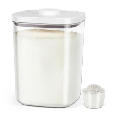 Imagem de Recipiente de arroz TBMAXS Hermético de 11,3 L em plástico PET transpa