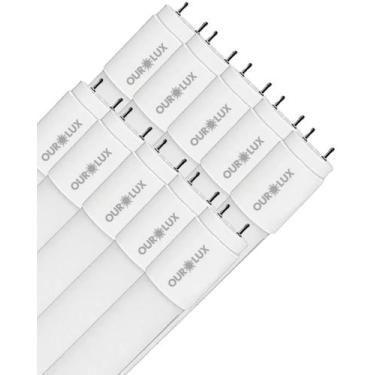 Imagem de 40 Lâmpada Led 9w Branca Fria 865 G13 T8 Bivolt Ourolux