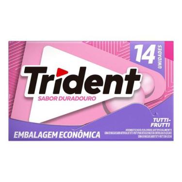 Imagem de Kit c/ 3 Goma de mascar Trident tutti frutti 25.2g