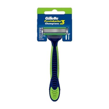 Imagem de Aparelho de Barbear Gillette Prestobarba 3 Champions Base - Cartela com 12 Unidades