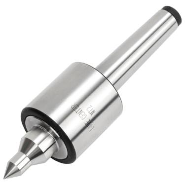 Imagem de Eumtenr Centro ao vivo MT2 para serviço pesado, 2MT 60° Morse Taper Precision Rotary Live Revolving Center Taper Metal Work Torno Ferramenta para torneamento de alta velocidade, torno de trabalho CNC