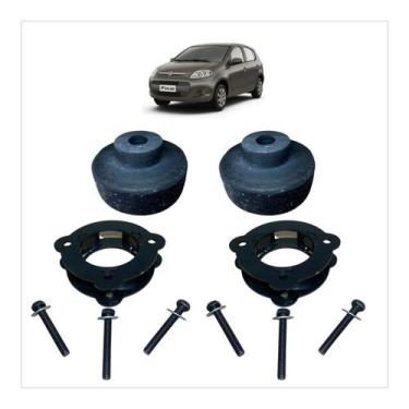 Imagem de Palio Attractive Kit Lift Dianteiro E Traseiro 4cm Aço - Borfix