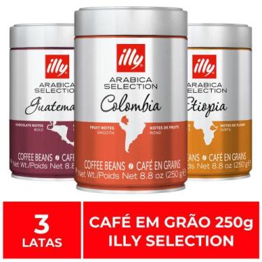 Imagem de Café em Grão, Illy Selection, 3 Latas de 250g - Illy Café