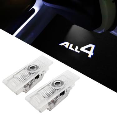 Imagem de 2 peças de projetor de luzes de porta de carro compatível com Mini Cooper/Clubman/Countryman/Paceman/Sports R55 R56 R57 R58 R59 R60 R61 F55 F56 F57 Ghost Shadow LED Puddle Lights Accessories