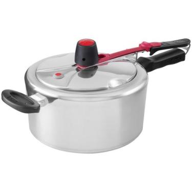 Imagem de Panela de Pressão Clock 3L Prata Original+, 3L, Prata