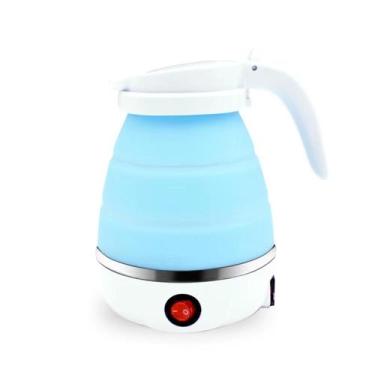 Imagem de Chaleira Elétrica Retrátil 600ml 110v Silicone Esquentar Leite Café Ch