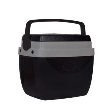 Imagem de Caixa Térmica Preta 12L - Material Impermeável, Isolamento para Quente e Frio - Perfeita para Entregas
