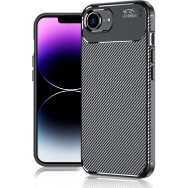 Imagem de Capa Capinha Fibra Carbono Para iPhone 16e Case Anti Impacto - Danet, 