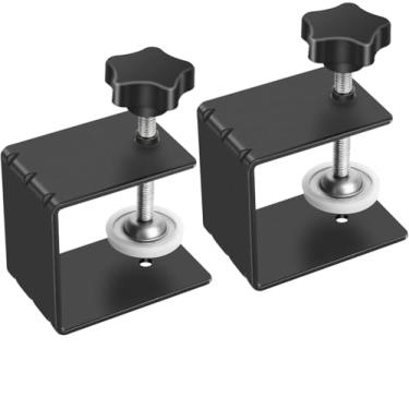 Imagem de Suporte de base de braçadeira C para serviço pesado - braçadeira tigre de aço inoxidável, gaveta traseira de mesa de metal frontal para marcenaria conserto fixo Melhoria da casa " (2packs)