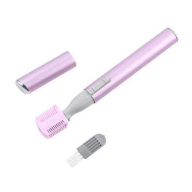 Imagem de Depilador Pelos Sobrancelha Depila Acerta Sobrancelha  Caneta Rosa - M
