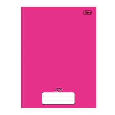 Imagem de Caderno brochurão capa dura univ 96 fls D Mais Rosa Tilibra