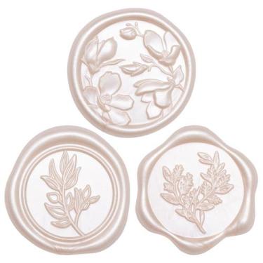 Imagem de Adesivos Wax Seal, convite de casamento UNIQOOO, 60 unidades de champa