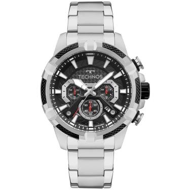Imagem de Relógio Technos Masculino Ts Carbon Prata - JS25BCW/1P
