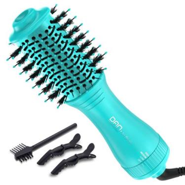 Imagem de Escova de secador de cabelo DAN Technology Oval Volumizer 120V Cyan