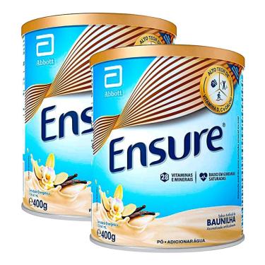 Imagem de Kit 2 Ensure Baunilha Suplemento Alimentar 400g