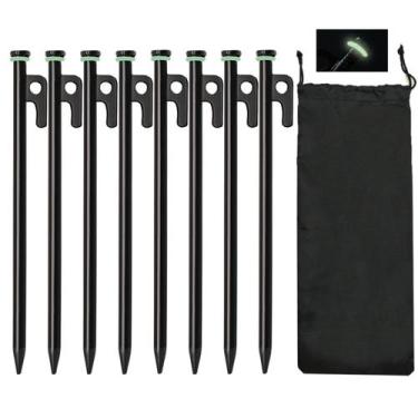 Imagem de Estacas para Tienda Tialero 8 piezas 25 cm de acero forjado resistente