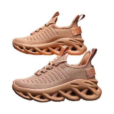 Imagem de Tênis Infantil Unissex Respirável Em Malha Confortável Para Corrida Ao