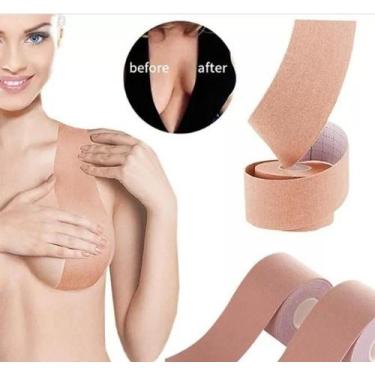 Imagem de Sutiã Levanta Peito Fita Adesiva Invisível Boob Tape 5mts - BOOP UP, B