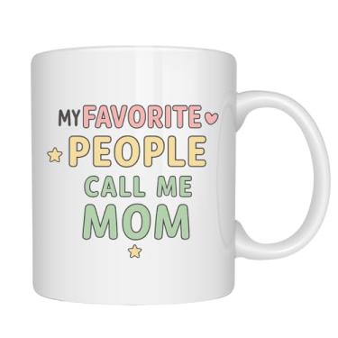 Imagem de EZCLASSY - Caneca My Favorite People Call Me - Caneca de café com citação pastel fofa para tia, avó, avô, mãe - presente significativo para o dia das mães, dia dos pais, aniversário e apreciação da