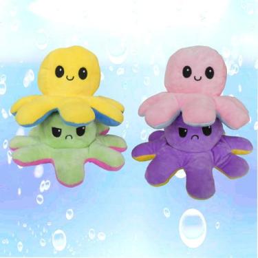 Imagem de Polvo De Pelúcia Humor Dupla Face Bipolar - UD25