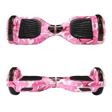 Imagem de Overboard Skate Elétrico Led Rosa Camuflado Nº8