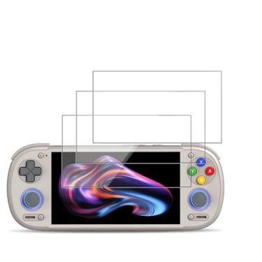 Imagem de NOUKAJU [Pacote com 3] Protetor de tela para bolso retroid 6, vidro temperado HD, dureza 9h, arranhões, anti-impressão digital, protetor de filme de vidro temperado para console de jogos Retroid