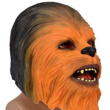 Imagem de Fantasia de cosplay para festa de látex com máscara facial Chewbacca -