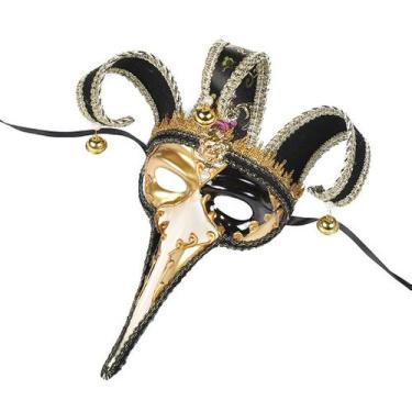 Imagem de Máscara de nariz comprido de Halloween Máscara de látex de Veneza 15x4