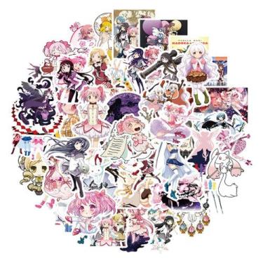 Imagem de Adesivos Puella Magi Madoka Magica Anime, pacote de 50 unidades - yiwe