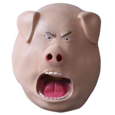 Imagem de Máscara de Halloween Happy Voice Sing Cosplay Creepy Headgear - yiweis